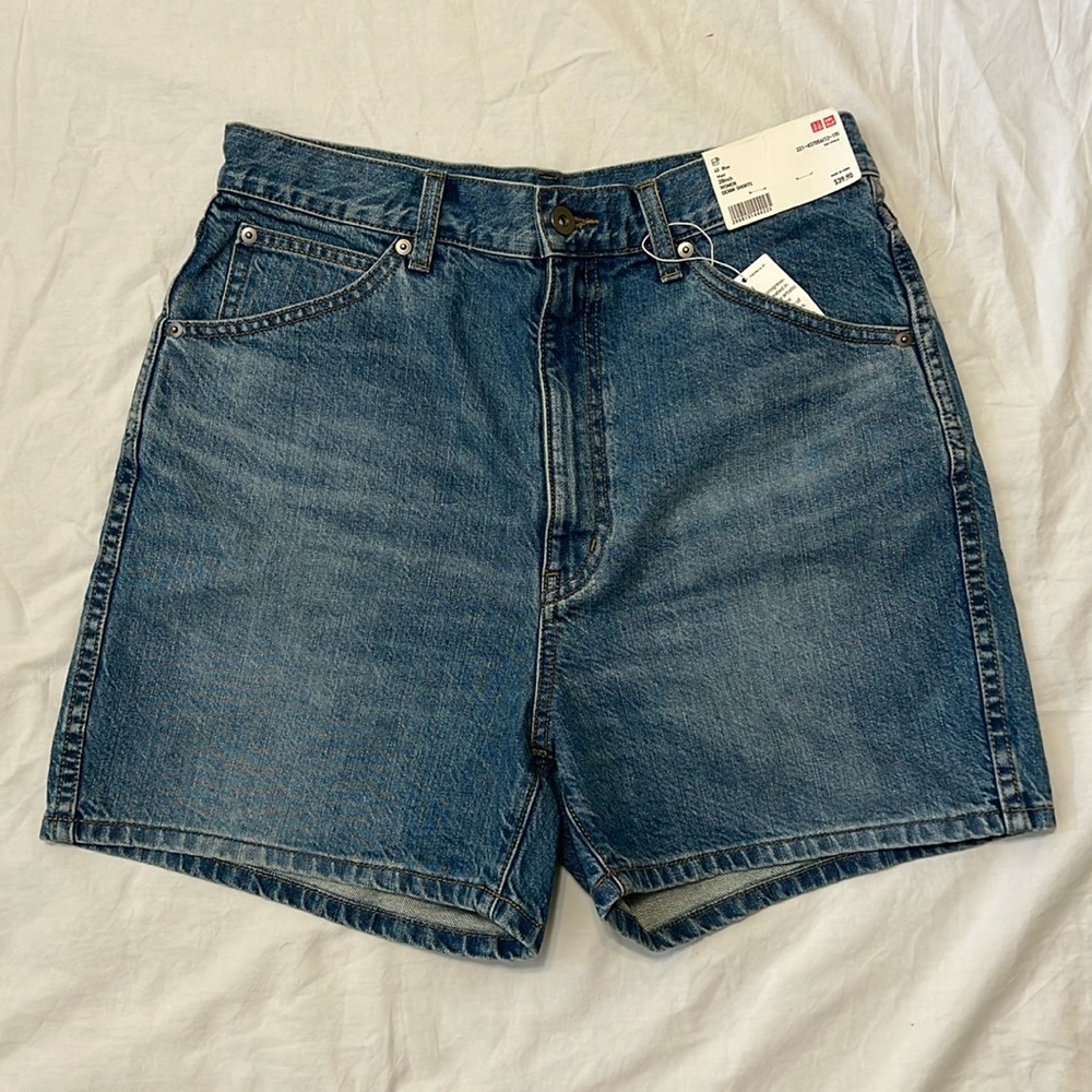 Uniqlo denim shorts